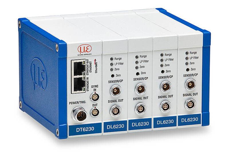 Kapazitives Messsystem für hochauflösende Messungen: Controller DT6220 / DT6230 mit Demodulator DL6230