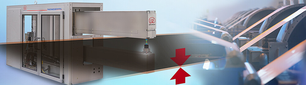 Inline-Dickenmessung von Batteriefolie
