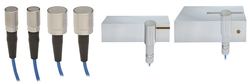 Zylindrische Sensoren mit integriertem Kabel