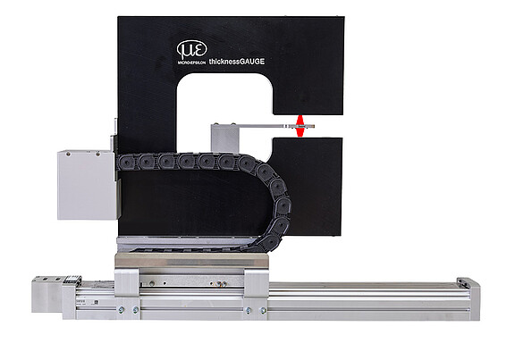 Kombinierte Dicken- & 3D-Profilmessung mit thicknessGAUGE 3D