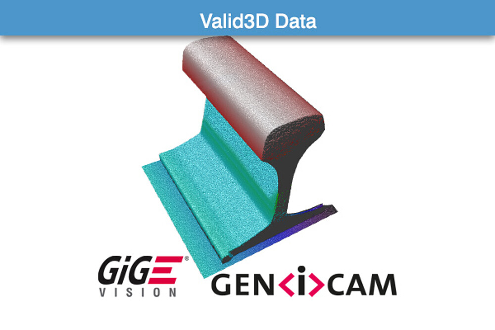 Darstellung 3D Modell in Software von Eisenbahnschiene