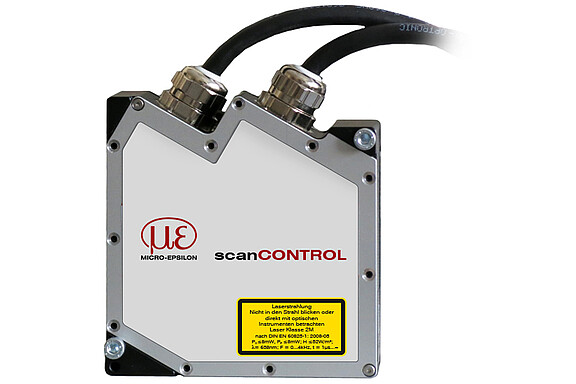 Lasr-Scanner scanCONTROL mit Pigtail-Kabelanschluss