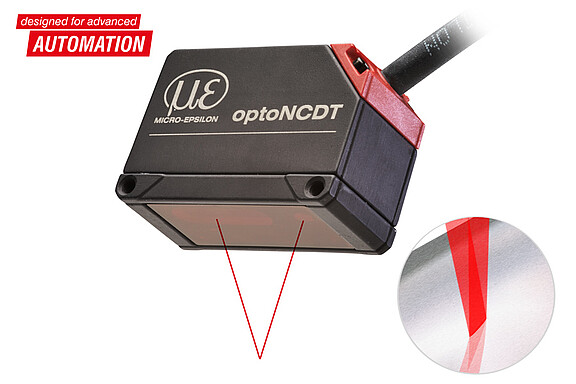 Smarter Laser-Sensor für metallisch glänzende Objekte - optoNCDT 1420LL