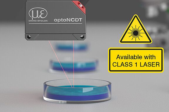 Laser-Sensoren mit Laserklasse 1
