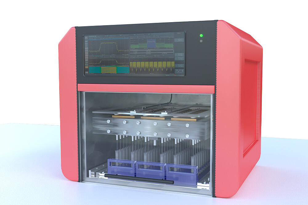 Temperaturmessung von Proben in DNA-Analysegeräten