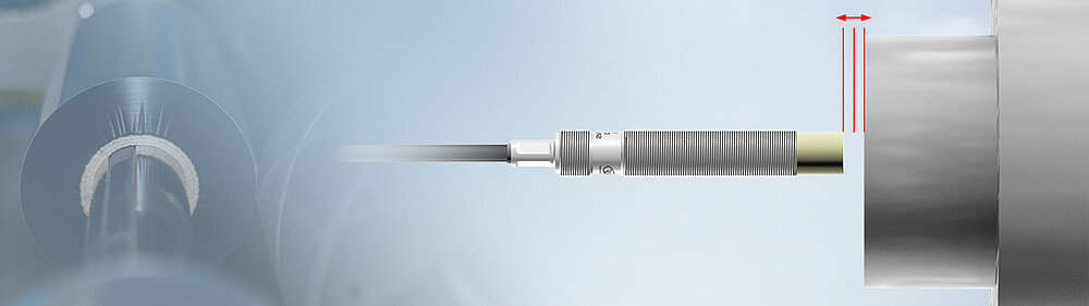 Präzise Messung des axialen Walzenschlags