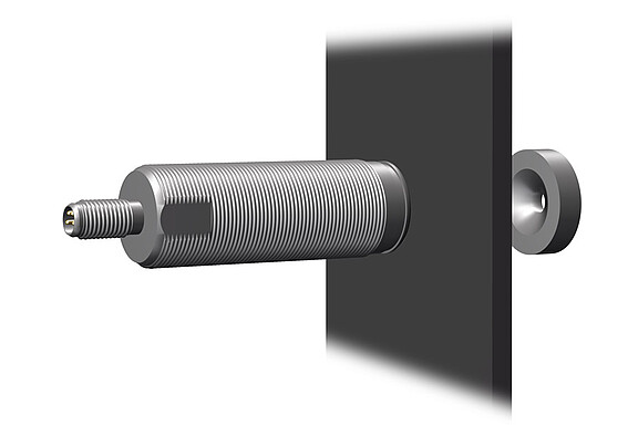 Messung durch nicht-ferromagnetische Materialien hindurch