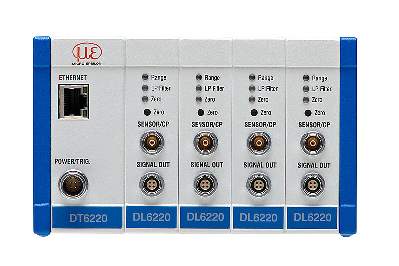 Kapazitives Standard-Messsystem: Controller DT6220 / DT6230 mit Demodulator DL6220